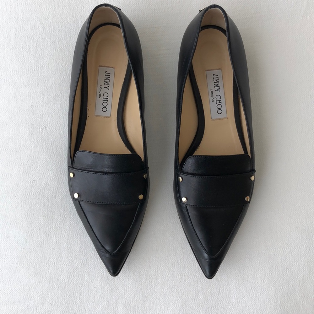 COPY - Jimmy Choo Patent Leather Pointy Toed Flats